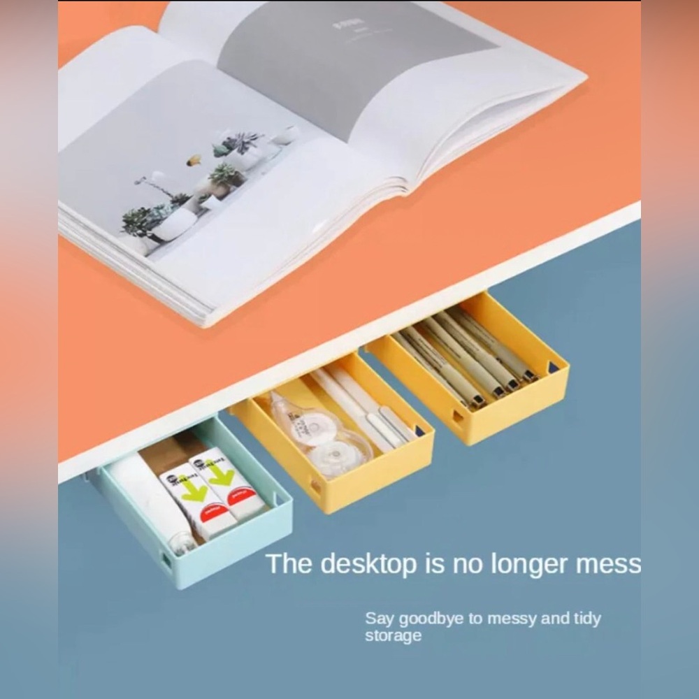 Drawer Desk Hidden Storage (2pcs) - Picture 4 of 5
